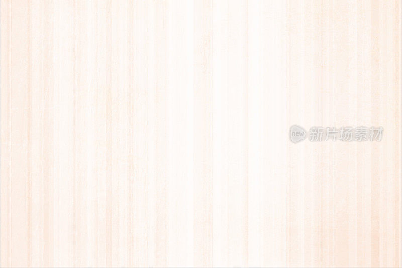 Horizontal vector Illustration of an empty very light brown grungy textured background with vertical self stripes